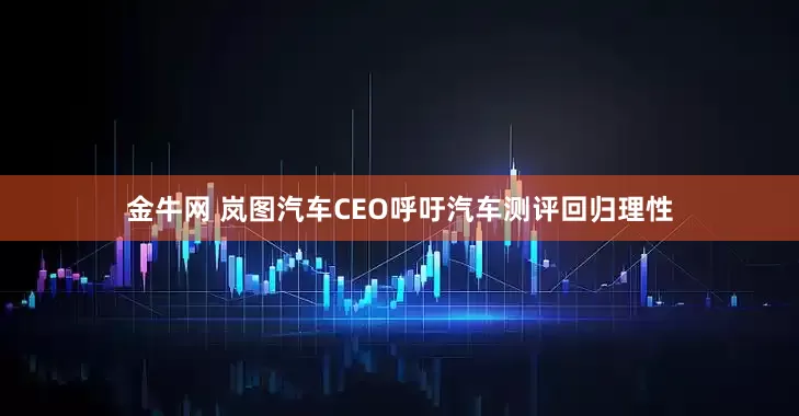 金牛网 岚图汽车CEO呼吁汽车测评回归理性